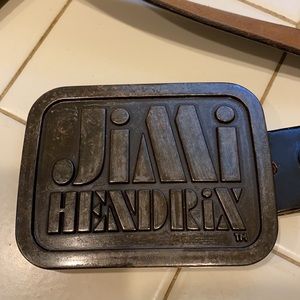 Jimi Hendrix buckle with belt size 40